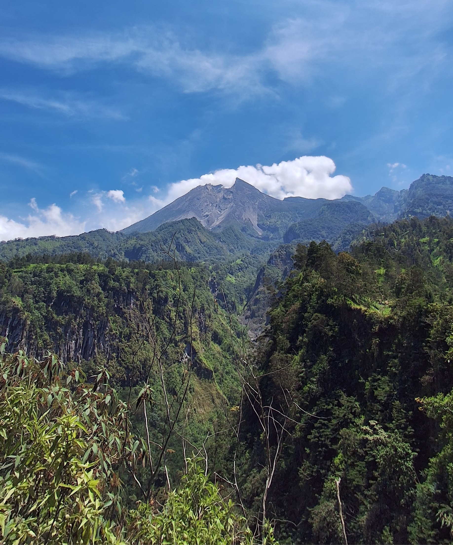 Merapi Mountain trek last summer
